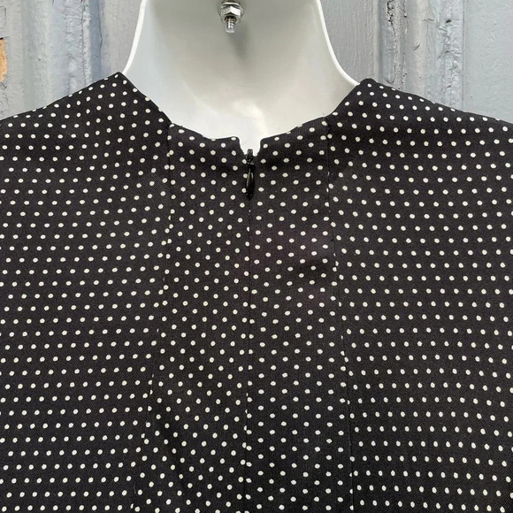 Issa  London Wrap Front Silk Jersey Polka Dot Dress, size 8 - Picture 13 of 15